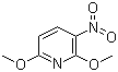 结构式 CAS# 18677-41-3, 2,6-二甲氧基-3-硝基吡啶