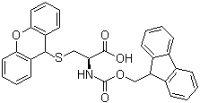 结构式 CAS# 186829-25-4, N-[(芴甲氧羰基]-S-9H-呫吨-9-基-L-半胱氨酸