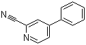 structure of CAS# 18714-16-4, 4-Phenyl-2-pyridinecarbonitrile;4-Phenylpicolinonitrile; 2-Cyano-4-phenylpyridine; 4-Phenyl-2-cyanopyridine