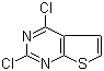 结构式 CAS# 18740-39-1, 2,4-二氯噻吩并[2,3-d]嘧啶