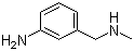structure of CAS# 18759-96-1, 3-Aminobenzylmethylamine;3-Amino-N-monomethylbenzylamine; 3-[(Methylamino)methyl]aniline