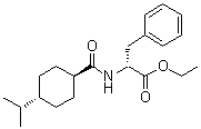 Nateglinide ethyl ester molecular structure (CAS 187728-85-4)
