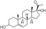 Pregn-5-ene-3alpha,17alpha-diol-20-one molecular structure (CAS 1887-95-2)