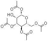 structure of CAS# 18968-05-3, 1,3,4,6-Tetra-O-acetyl-beta-D-mannopyranose