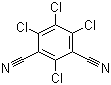 结构式 CAS# 1897-45-6, 百菌清; 2,4,5,6-四氯间苯二甲腈; 2,4,5,6-四氯-1,3-苯二腈