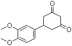结构式 CAS# 190064-28-9, 5-(3,4-二甲氧基苯基)环己烷-1,3-二酮