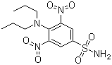 structure of CAS# 19044-88-3, Oryzalin;3,5-Dinitro-N',N'-dipropylsulfanilamide; 4-(Dipropylamino)-3,5-dinitrobenzenesulfonamide