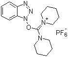 structure of CAS# 190849-64-0, (Benzotriazol-1-yloxy)dipiperidinocarbenium hexafluorophosphate;HBPipU