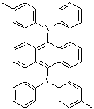 结构式 CAS# 190974-21-1, N,N'-二(4-甲基苯基)-N,N'-二苯基-9,10-蒽二胺