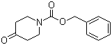 structure of CAS# 19099-93-5, 1-Cbz-4-Piperidone;N-Benzyloxycarbonyl-4-piperidone; Benzyl 4-oxo-1-piperazinecarboxylate