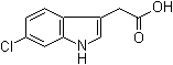 structure of CAS# 1912-44-3, 6-Chloroindole-3-acetic acid;NSC 295295; SR 058