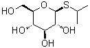 structure of CAS# 19165-11-8, Isopropyl beta-D-thioglucopyranoside;Isopropyl beta-D-thioglucoside