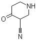 structure of CAS# 19166-75-7, 3-Cyano-4-Piperidone;4-Oxo-3-piperidinecarbonitrile; 4-Oxonipecotonitrile