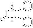 结构式 CAS# 19180-79-1, 5,6-二苯基-2-吗啉酮