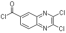 2,3-二氯喹喔啉-6-甲酰氯分子结构 (CAS 1919-43-3)