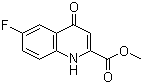 结构式 CAS# 19271-19-3, 6-氟-4-氧代-1,4-二氢喹啉-2-甲酸甲酯