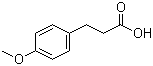 3-(4-甲氧基苯基)丙酸分子结构 (CAS 1929-29-9)