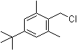结构式 CAS# 19387-83-8, 1-叔丁基-4-(氯甲基)-3,5-二甲基苯