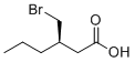 structure of CAS# 1942054-60-5, Brivaracetam Impurity 26;(R)-3-(bromomethyl)hexanoic acid