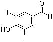 3,5-二碘-4-羟基苯甲醛分子结构 (CAS 1948-40-9)