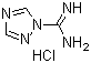 structure of CAS# 19503-26-5, 1H-1,2,4-Triazole-1-carboxamidine hydrochloride