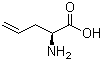 结构式 CAS# 195316-72-4, L-烯丙基甘氨酸
