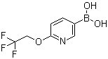 结构式 CAS# 196083-20-2, [6-(2,2,2-三氟乙氧基)-3-吡啶基]硼酸