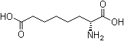 structure of CAS# 19641-63-5, D-alpha-Aminosuberic acid;(2R)-2-Aminooctanedioic acid
