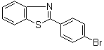 structure of CAS# 19654-19-4, 2-(4-Bromophenyl)benzothiazole;2-(p-Bromophenyl)benzothiazole; 2-(4-Bromophenyl)-1,3-benzothiazole; 2-(4'-Bromophenyl)benzothiazole