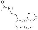 结构式 CAS# 196597-16-7, N-[2-(1,6,7,8-四氢-2H-茚并[5,4-b]呋喃-8-基)乙基]乙酰胺