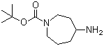 结构式 CAS# 196613-57-7, 4-氨基氮杂环庚烷-1-羧酸叔丁酯