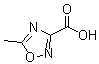 结构式 CAS# 19703-92-5, 5-甲基-1,2,4-恶二唑-3-羧酸