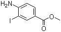 结构式 CAS# 19718-49-1, 4-氨基-3-碘苯甲酸甲酯