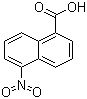 结构式 CAS# 1975-44-6, 5-硝基萘-1-甲酸