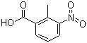 结构式 CAS# 1975-50-4, 2-甲基-3-硝基苯甲酸