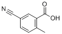 结构式 CAS# 1975-54-8, 5-氰基-2-甲基苯甲酸