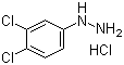 structure of CAS# 19763-90-7, 3,4-Dichlorophenylhydrazine hydrochloride;1-(3,4-Dichlorophenyl)hydrazine hydrochloride