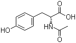 结构式 CAS# 19764-32-0, N-乙酰基-D-酪氨酸