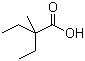 structure of CAS# 19889-37-3, 2-Methyl-2-ethylbutyric acid;2-Ethyl-2-methylbutyric acid