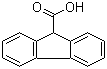 structure of CAS# 1989-33-9, 9-Carboxyfluorene;9-Fluorenecarboxylic acid; 9H-Fluorene-9-carboxylic acid