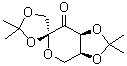 structure of CAS# 198965-05-8, (+)-Shi catalyst;1,2:4,5-Bis-O-(1-methylethylidene)-beta-L-erythro-2,3-hexodiulo-2,6-pyranose