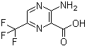 structure of CAS# 1996-45-8, 3-Amino-6-trifluoromethylpyrazine-2-carboxylic acid