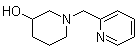 结构式 CAS# 200113-14-0, 1-(2-吡啶基甲基)-3-哌啶醇