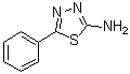 2-氨基-5-苯基-1,3,4-噻二唑分子结构 (CAS 2002-03-1)