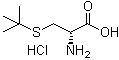 结构式 CAS# 200353-65-7, S-叔丁基-D-半胱氨酸盐酸盐