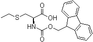 结构式 CAS# 200354-34-3, S-乙基-N-[芴甲氧羰基]-L-半胱氨酸