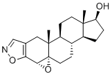 structure of CAS# 20051-76-7, Trilostane Impurity 5 ;4alpha,5-Epoxy-5alpha-androst-2-eno(2,3-d)isoxazol-17beta-ol