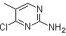 structure of CAS# 20090-58-8, 4-Chloro-2-amino-5-methylpyrimidine;4-Chloro-5-methyl-2-pyrimidinamine