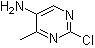 结构式 CAS# 20090-69-1, 2-氯-4-甲基嘧啶-5-胺