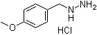 结构式 CAS# 2011-48-5, (4-甲氧基苄基)肼盐酸盐